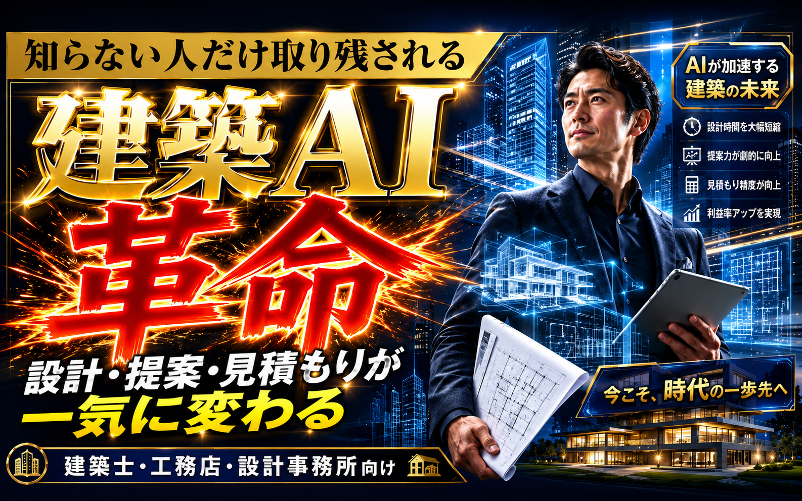 建築AI革命｜設計・提案・見積もりが一気に変わる